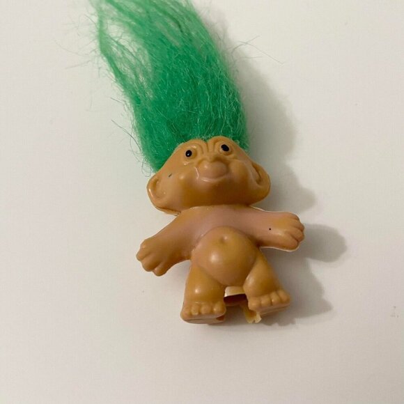 Vintage Mini Troll Doll Pencil Topper 1.25 Inch Collectible Toy - Picture 14 of 16